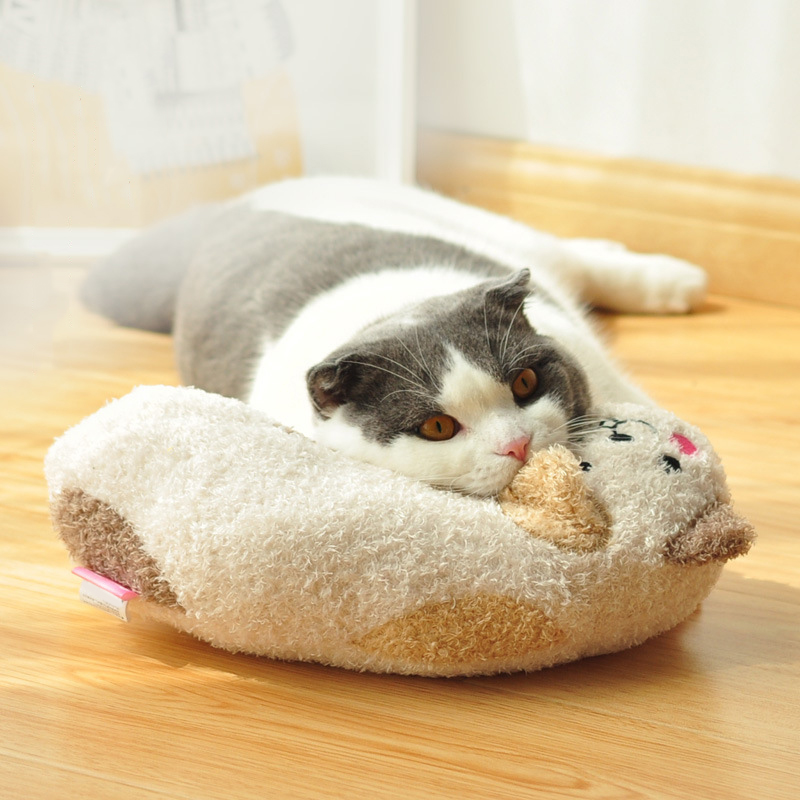 Katzenspielzeug Kissenform lustig