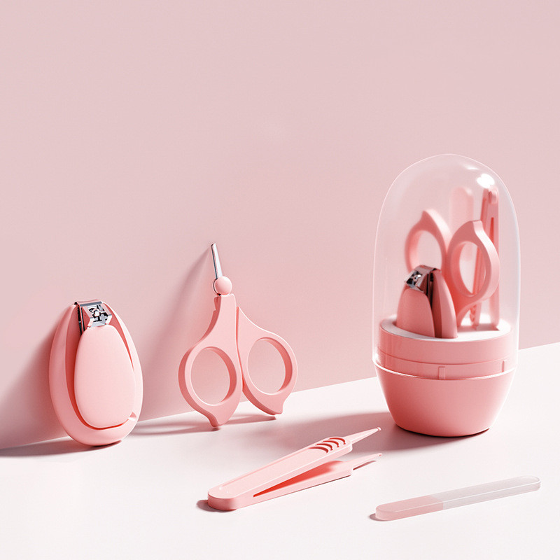 Round Can Set Baby Nail Clippers For Newborns