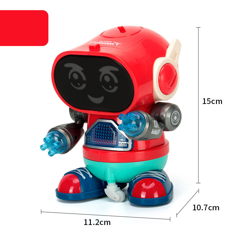 Elektrischer Rock 'n' Roll Roboter - Musik, Licht, tanzt und geht automatisch
