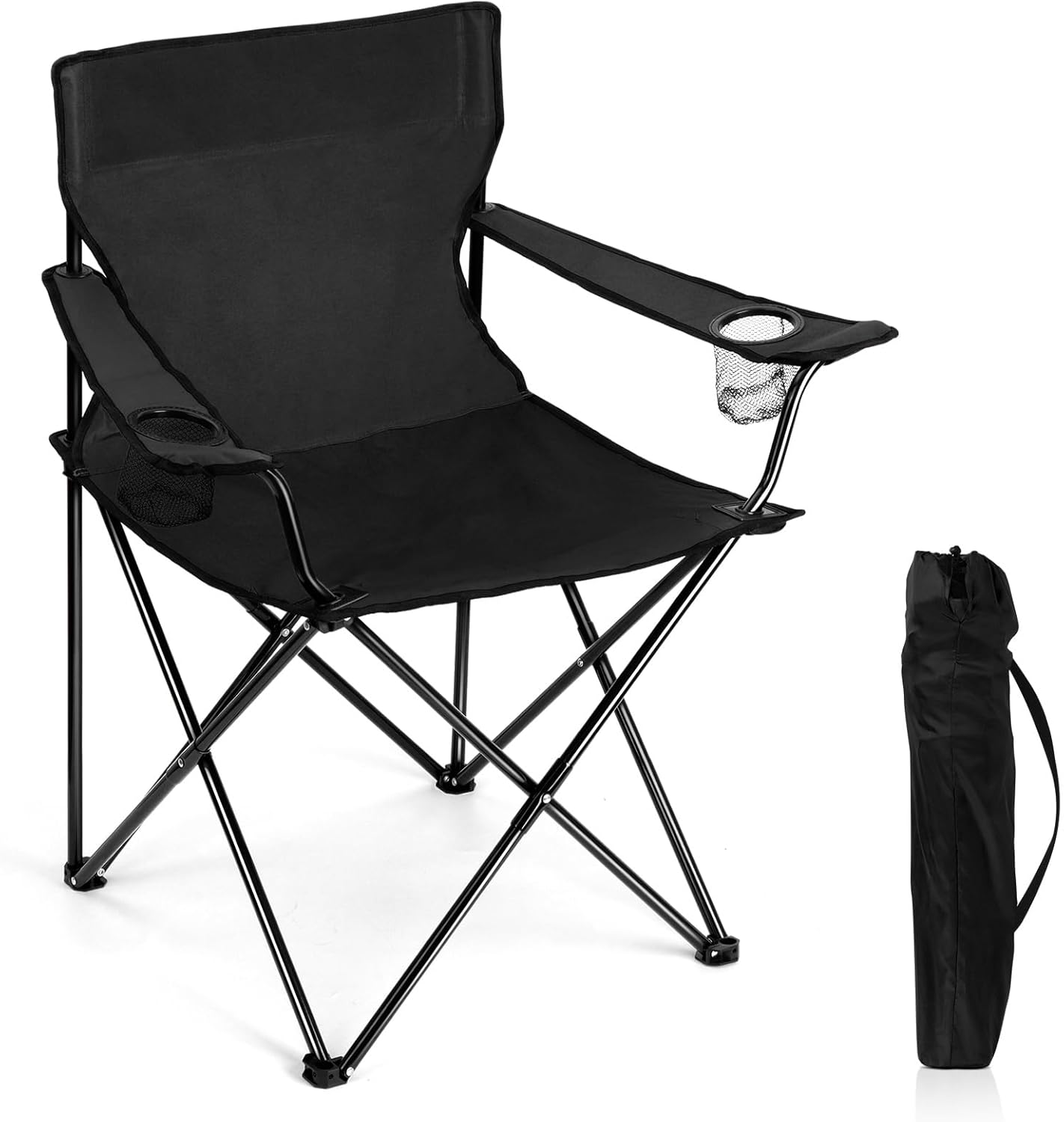 Faltbarer Campingstuhl für Garten & Strand