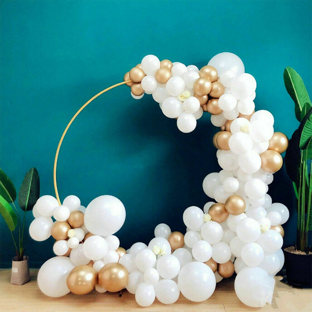 Goldener Ballonbogen für Hochzeiten & Events