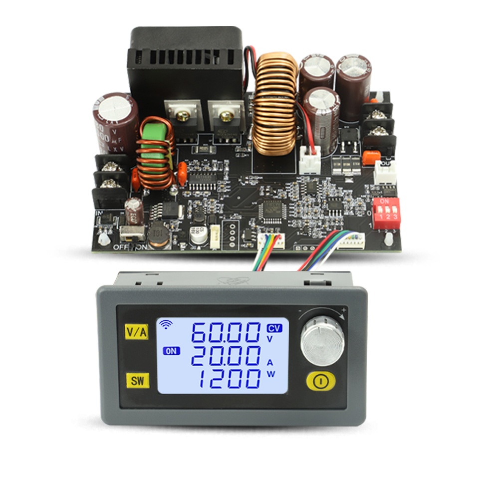 Adjustable Voltage Reduction Power Supply Module DC 60V20A WIFI Remote APP Communication Switching Power Supply