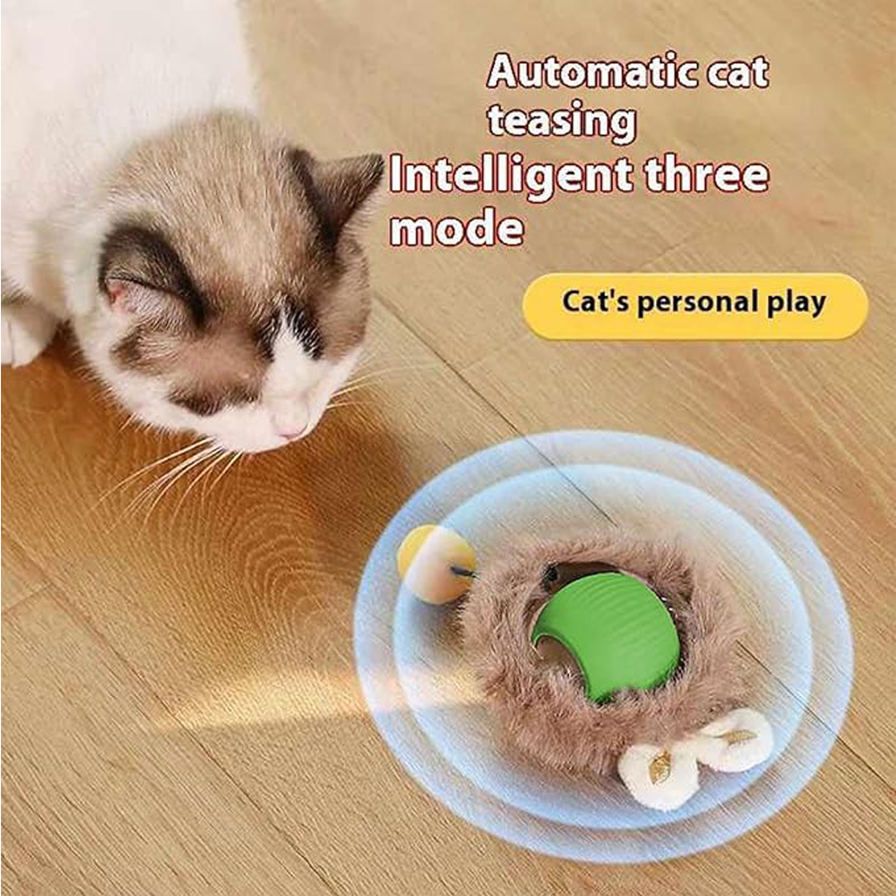 Interaktiver rollender Katzenspielball