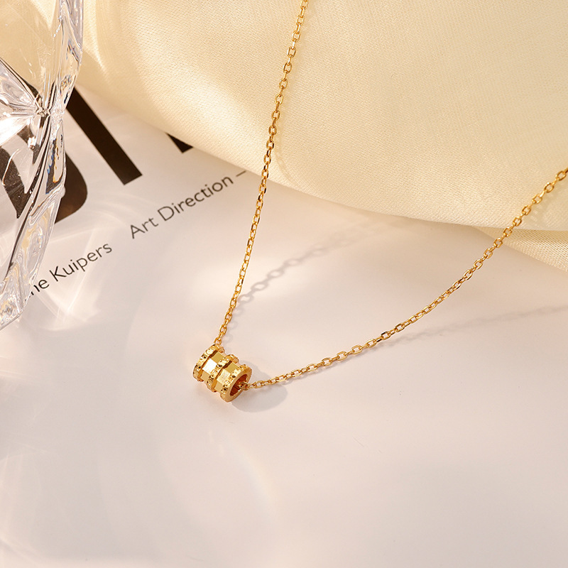 Titanium Steel Anti-fade Gold Waist Pendant Necklace