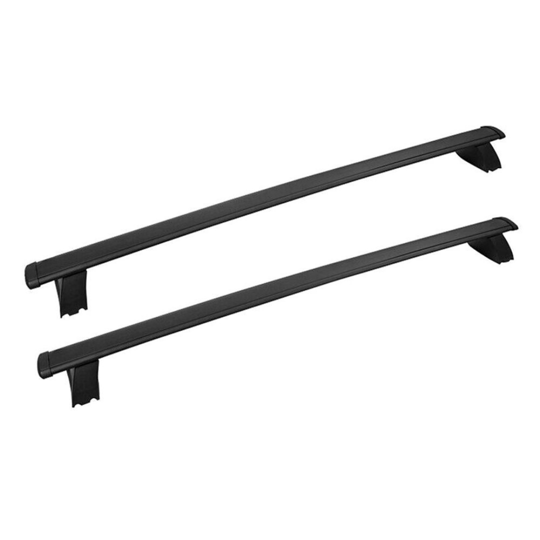 Per 22 Grand Cherokee WK Wk Tetto Nero Supporto del Tetto Traverse Barra Porta Bagagli in Alluminio