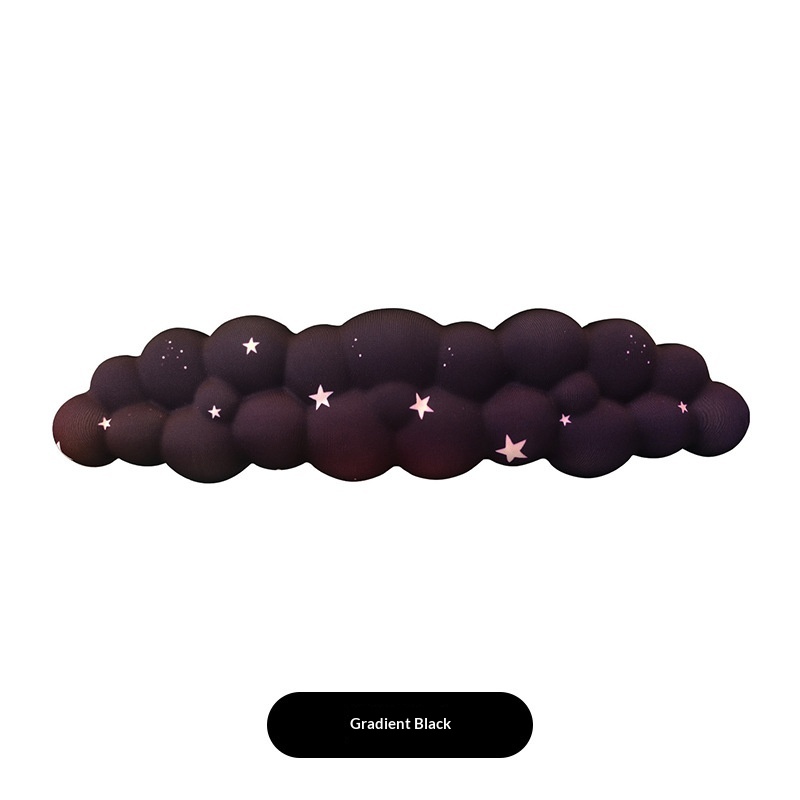 Reposer de poignet et support de clavier à gradient de couleur mécanique de Cloud frontalière populaire et non glissant pour bureaux de bureau