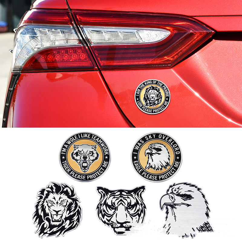 Fashion Car Body Metal Labeling