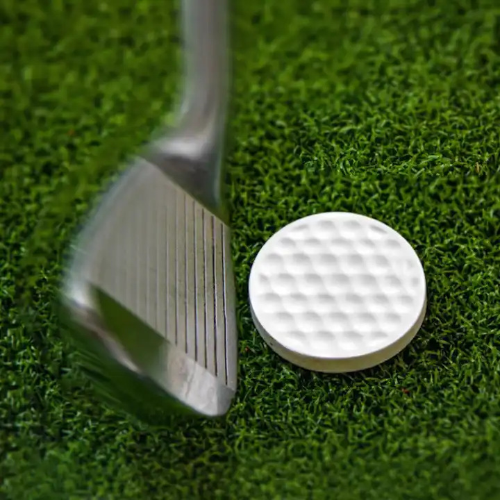 Palla da golf bianca singola in bulk piatta