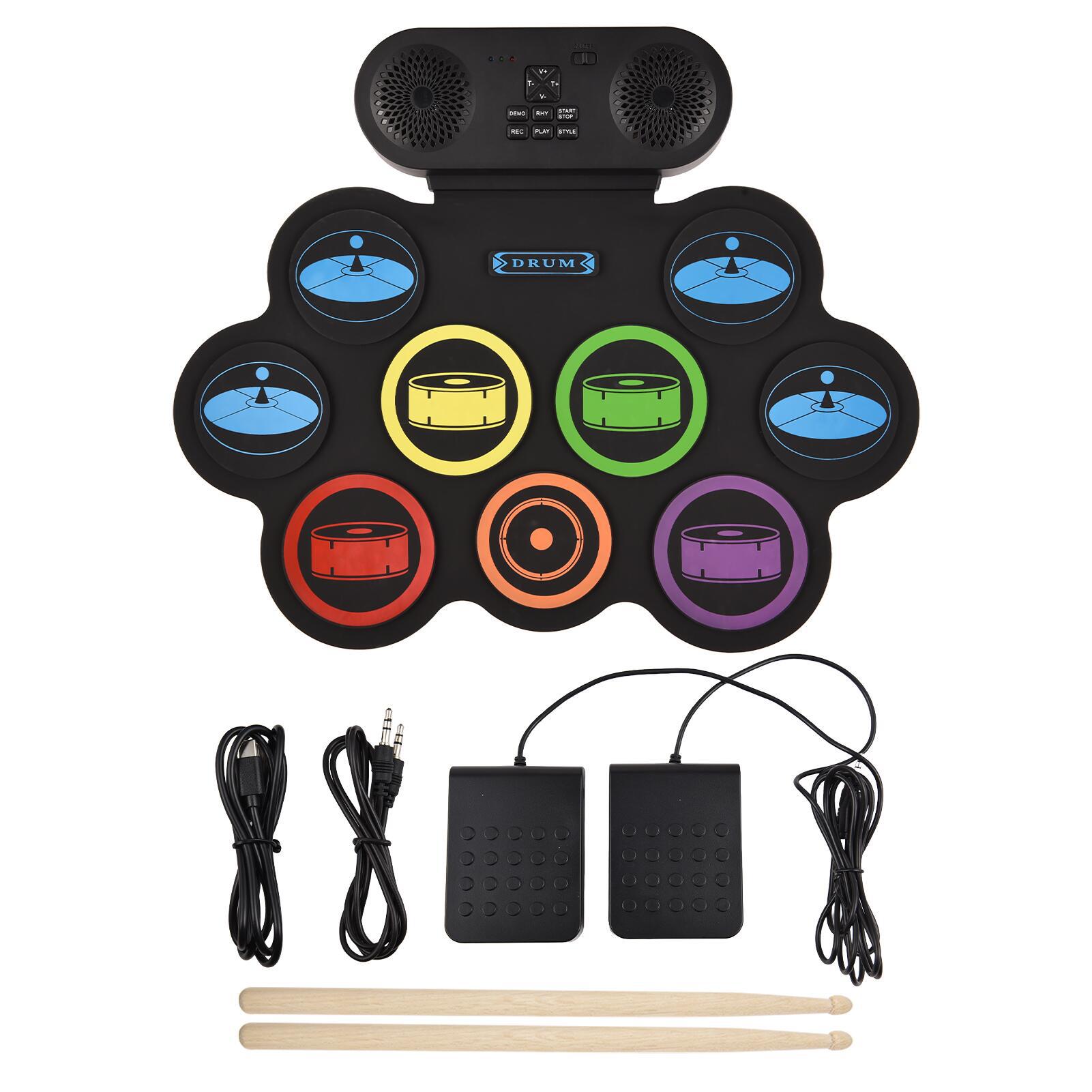Strumento da percussione portatile in silicone per jazz