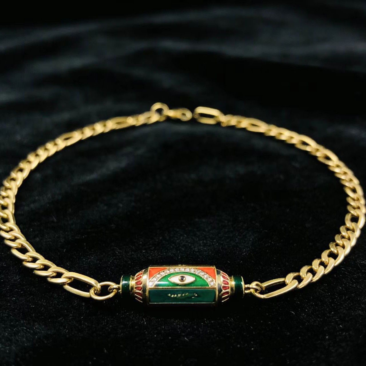 Farbenfrohe Tarot-Karten-Armbänder und -Halsketten aus Europa und den USA