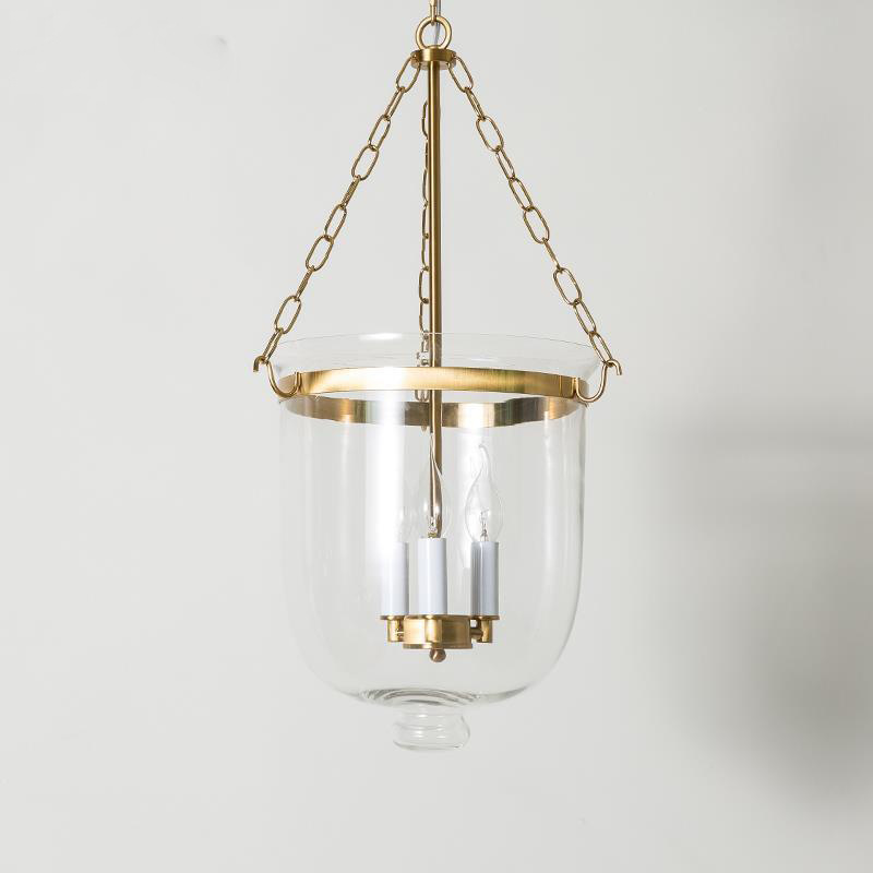 Lampada da tavola in stile americano in vetro