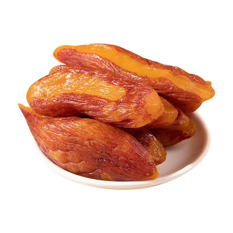 Patate dolce sottovuoto Patate dolci chips di vapore con la pelle