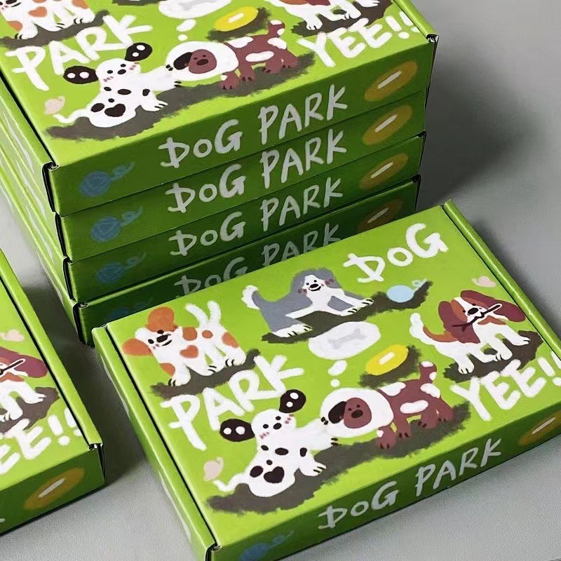 Outing Puppy Card Folding Box