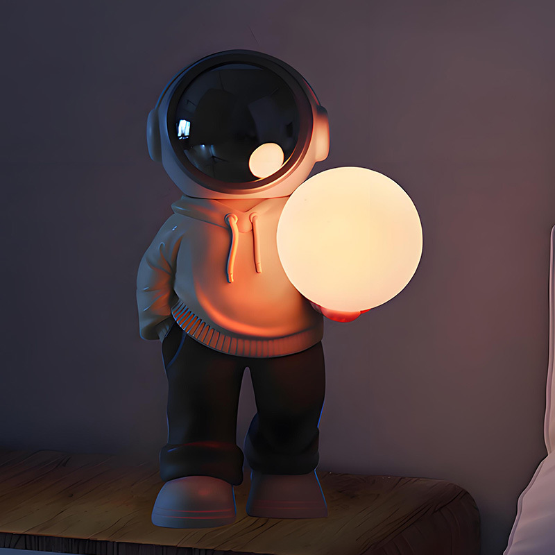 Lampe de nuit colorée Bluetooth audio sans fil Spaceman