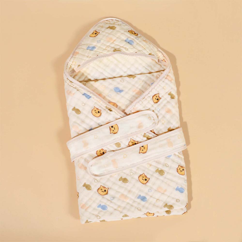 Serviette de couché en coton pur de qualité supérieure pour bébés nouveau-nés