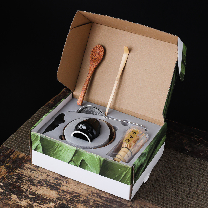 Coconut Matcha Tea Set Egg Beater Combination Tool Suit