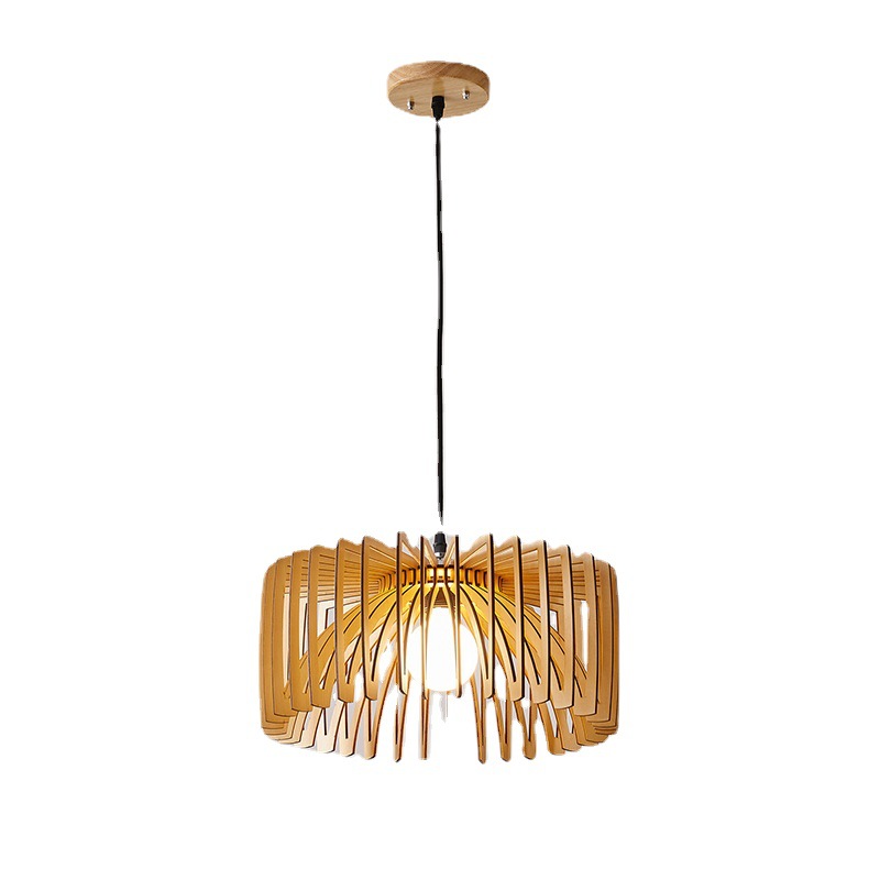 Lampada in legno minimalista dal Giappone