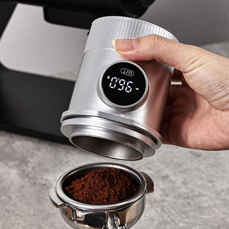 Bilancia per caffè ad alta precisione con vassoio di raccolta in acciaio inossidabile per il filtro e la preparazione dell'espresso
