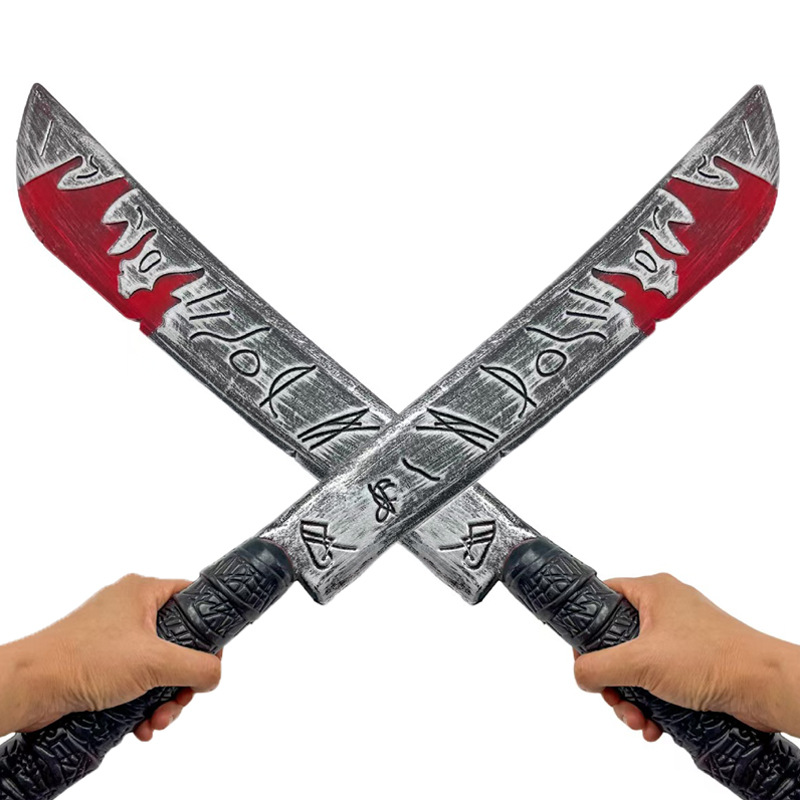 Halloween Horror Machete mit Blut-Effekt