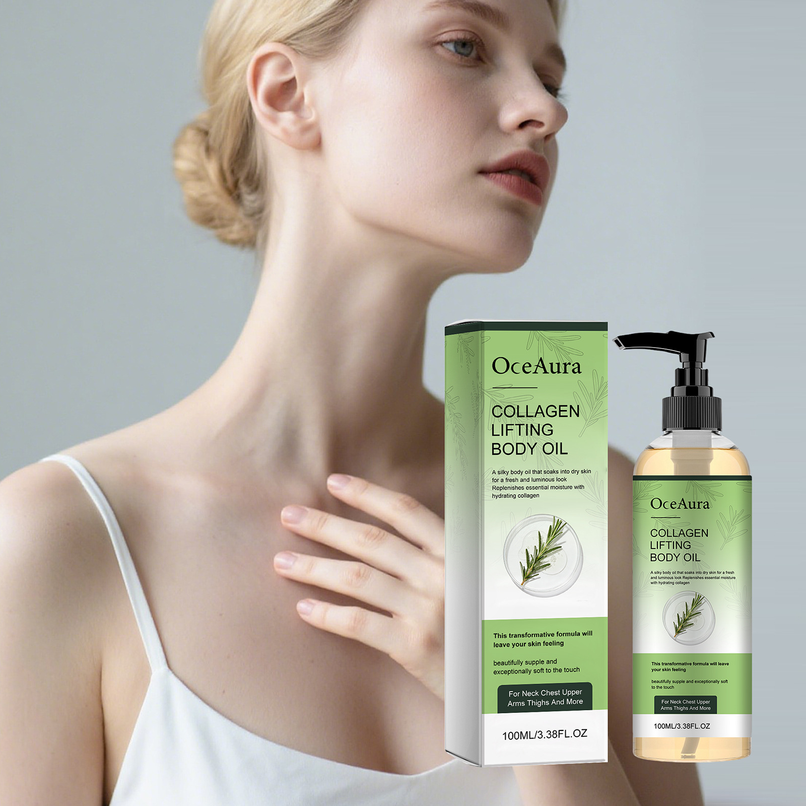 Huile de massage naturelle pour une peau lisse et souple