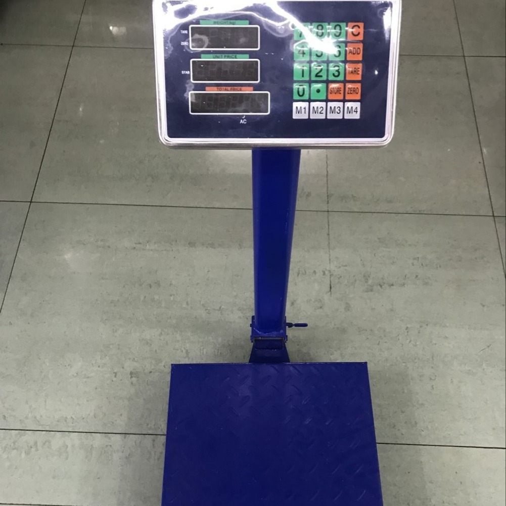 Piattaforma elettronica da 150 kg in inglese, bilancia elettronica industriale