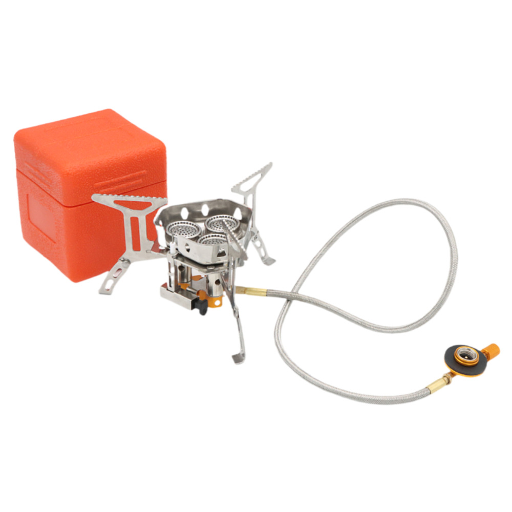 Outdoor Gas Stove Split Windproof Picnic Stove High Power Foldable Stove