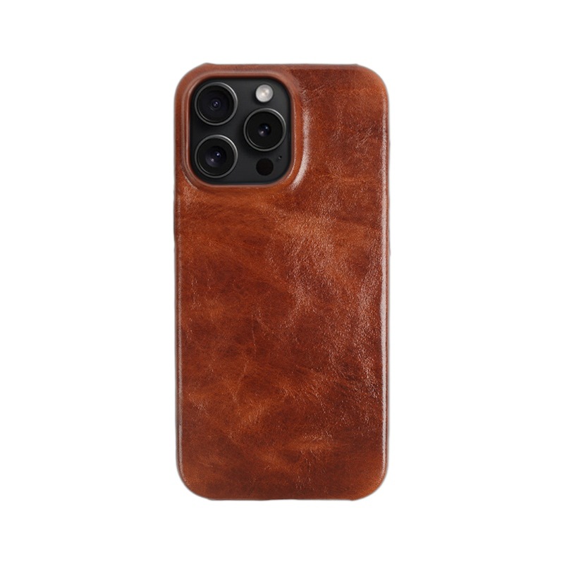Suitable For 15Promax Phone Case High-grade Drop-resistant  Leather Case
