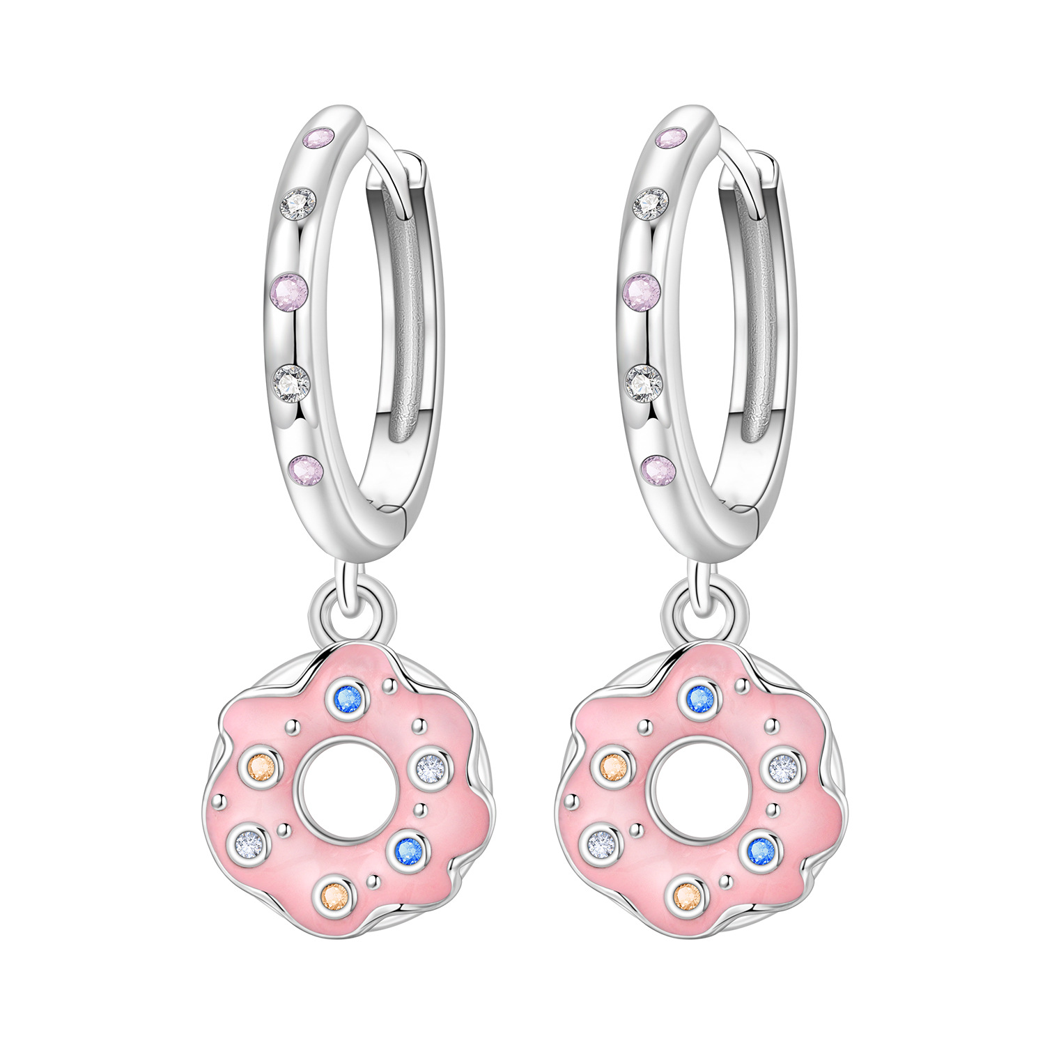 Donut Earrings Original Niche Design High-end Feel