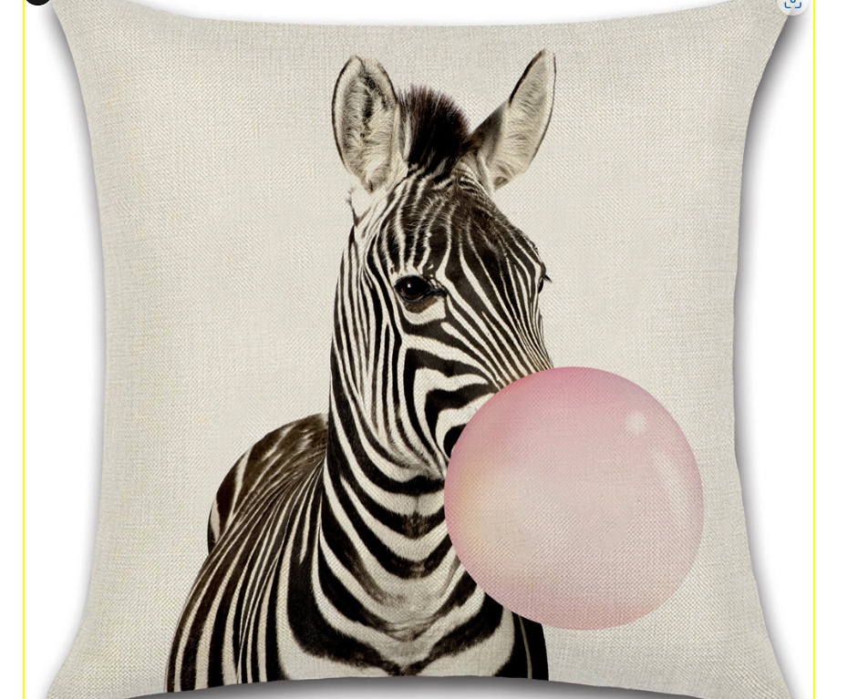 Tierisches Blasen Bubble Wohnzimmer Sofa Kissenbezug