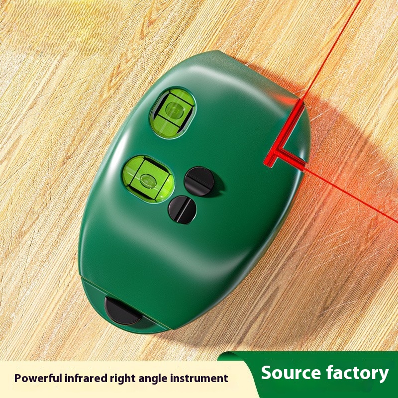 90 Degree Right Angle Infrared Laser Level Decoration Wire Bonding Tool Mouse Type Ground Level High Precision