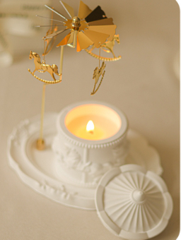 Dauerhafte Carousel Aromatherapie Kerze