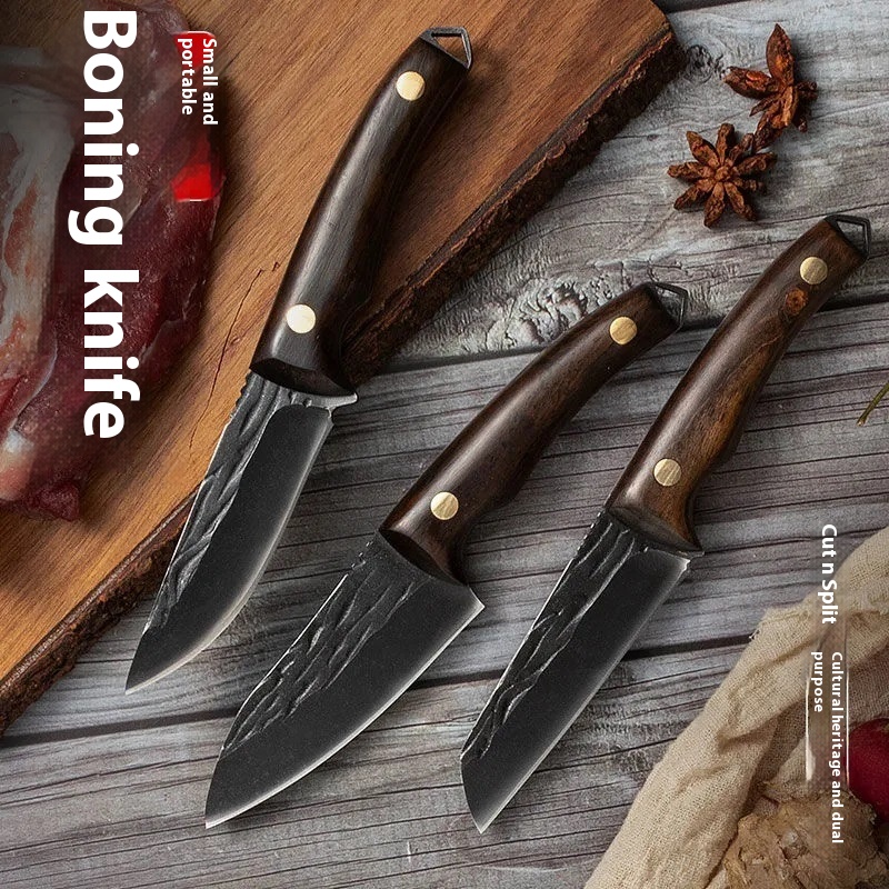 Mongolischer Forged Boning Knife - Scharfe Klinge für Outdoor-Grill und Barbecue