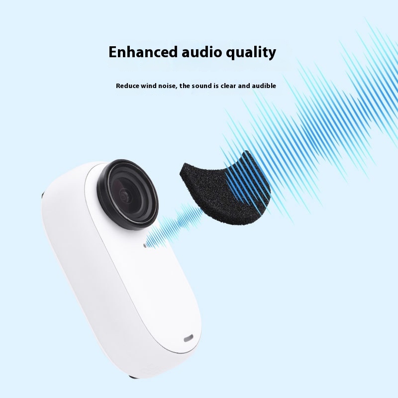 GO 3 Sports Camera Windschutz Noise Reduction Sponge Accessory