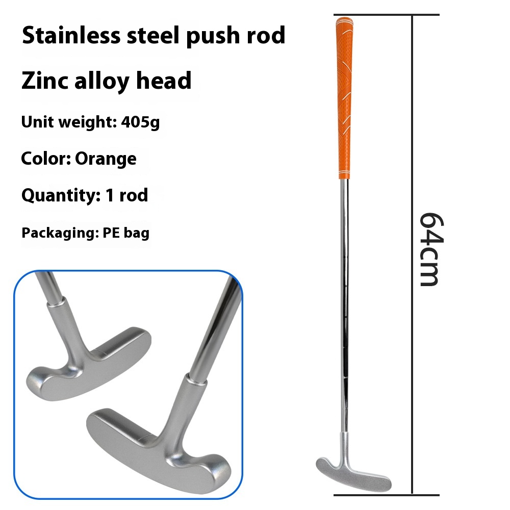 Bastone da putting golf in acciaio inossidabile a doppia faccia con manica condivisa