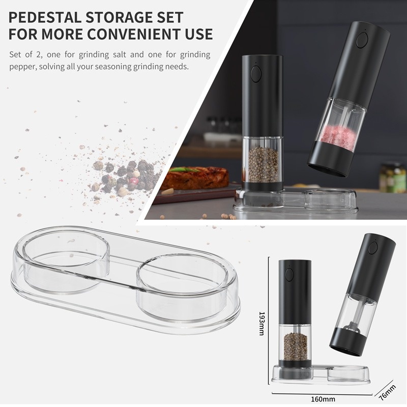 Charging Grinder Electric Rose Salt Pepper