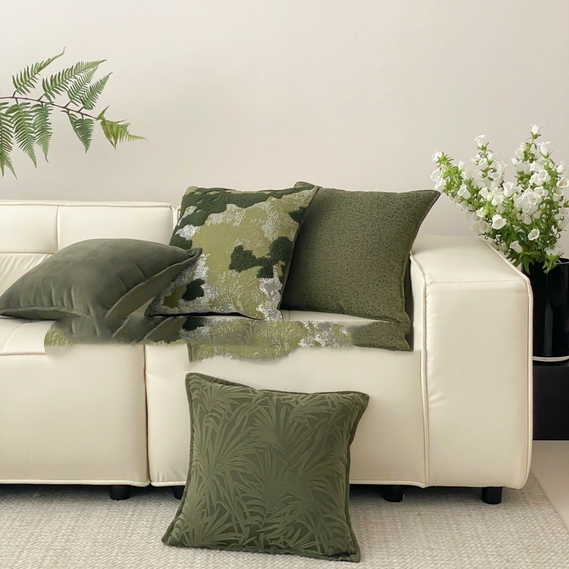 Green Ancient Style Pillow National Style Bamboo Beautiful