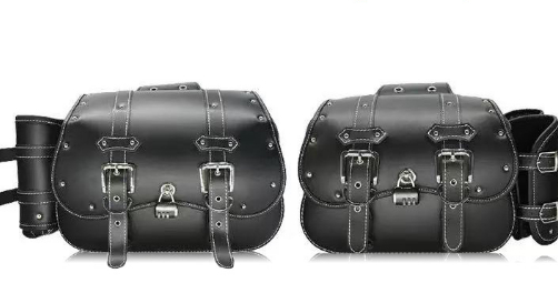 Universal Retro Motorcycle Bag Electric Car Side