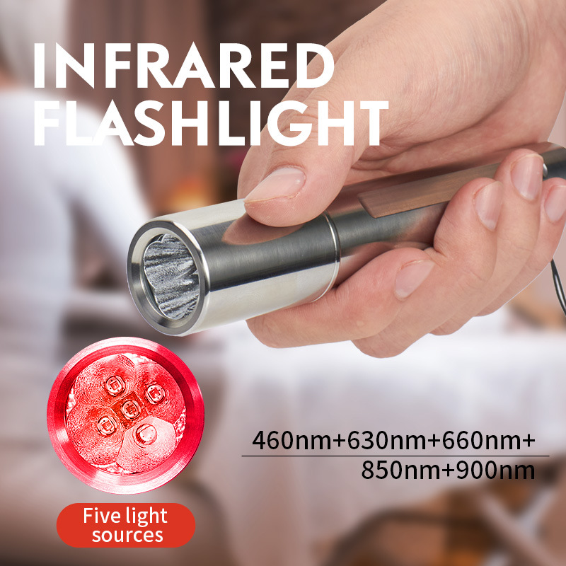 Lampe portable rechargeable Type C infrarouge lointain dimmable