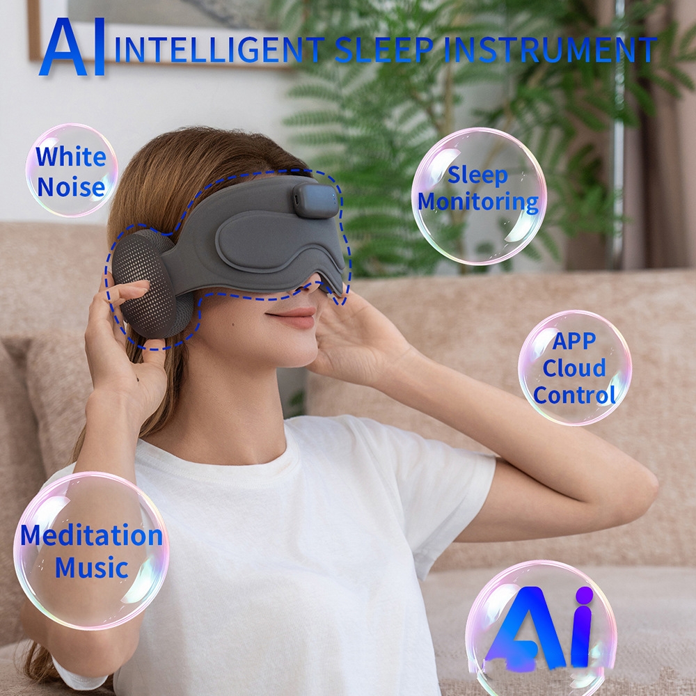 AI Meditations- & Schlafhilfe mit Bluetooth Musik & Augenpflege