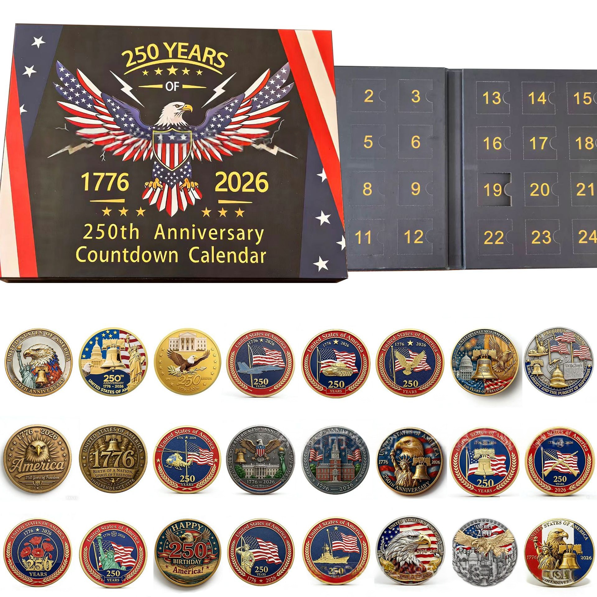 250. Jubiläumsmünze USA Blind Box