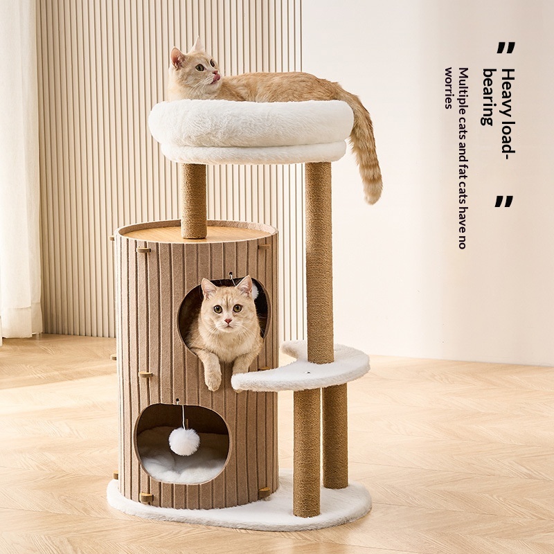 Cat Tree For Home Use, Space-saving Cave-style Cat Bed