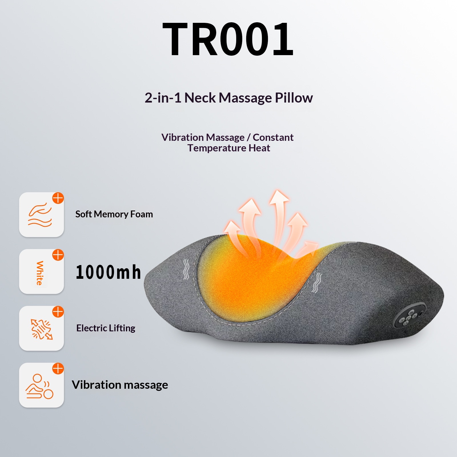 Smart Heizbarer Vibrations-Waist- und Nacken-Support-KissenmassagegerÀt