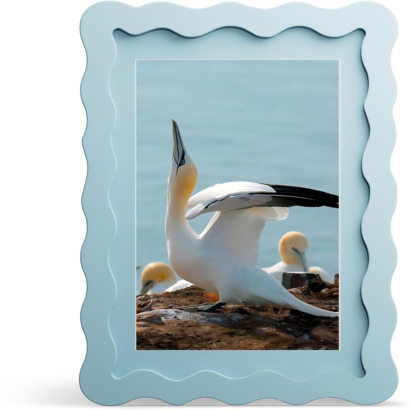 Holzglas-Foto-Rahmen Ornament