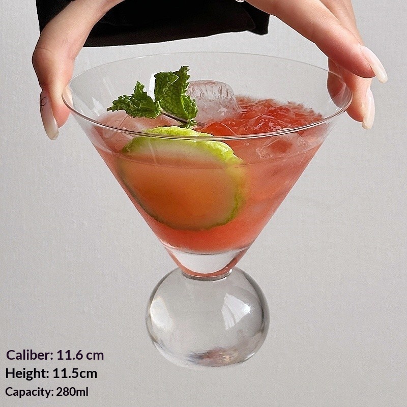 Dünnes und leichtes Cocktailglas Zwerg