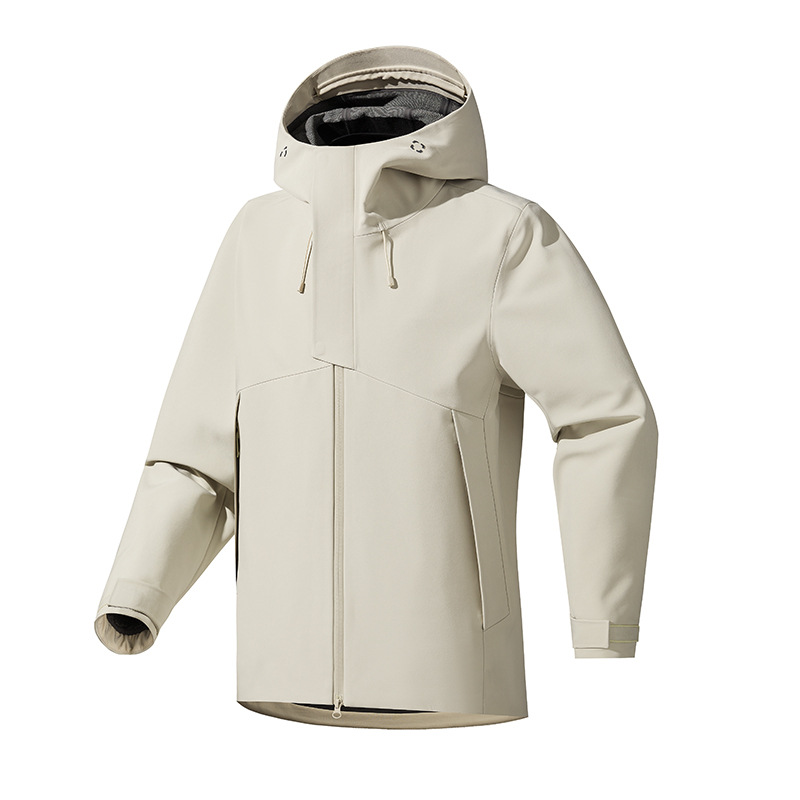 "Chubasquero para hombre con capucha, casual para exterior"