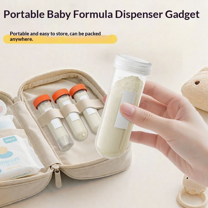 Portions-Flasche mit Nachtrast-Dosierer für Babys